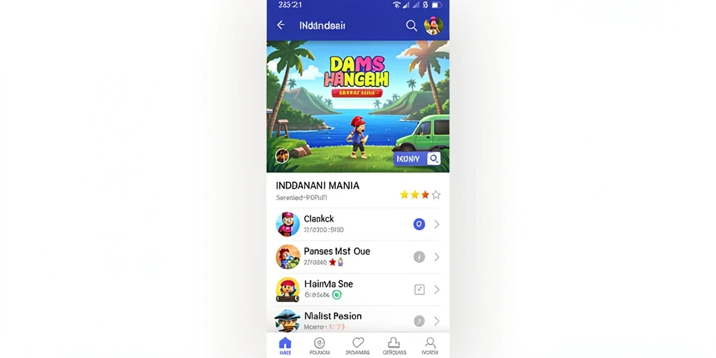 Tampilan awal aplikasi 99RP yang menarik.