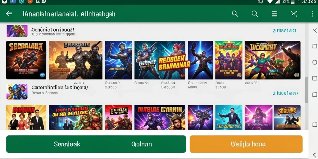 Tampilan karakter yang beragam dan menarik.