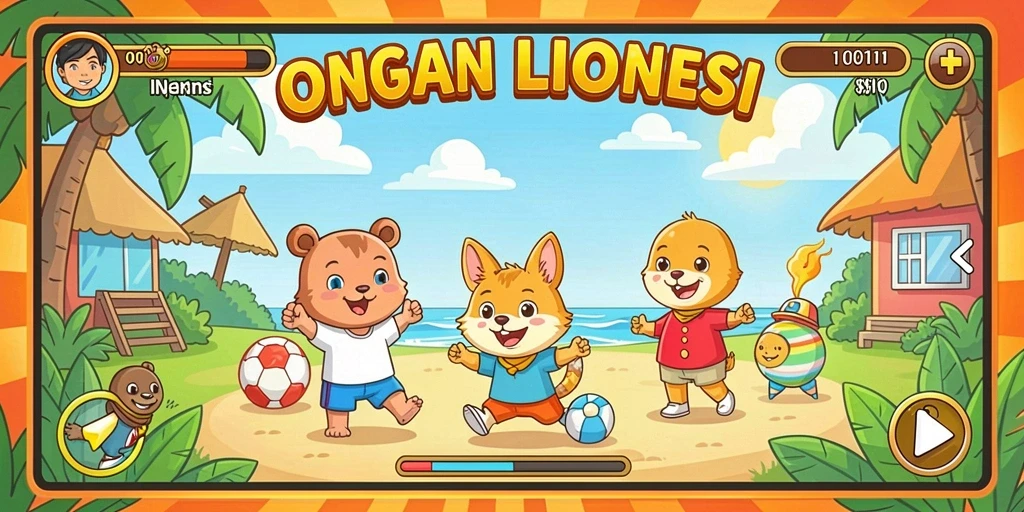 Tangkapan layar menunjukkan karakter utama dalam aksi.