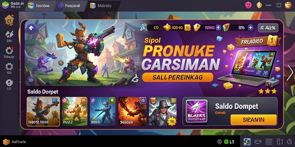Tampilan utama aplikasi IDEBET yang user-friendly.