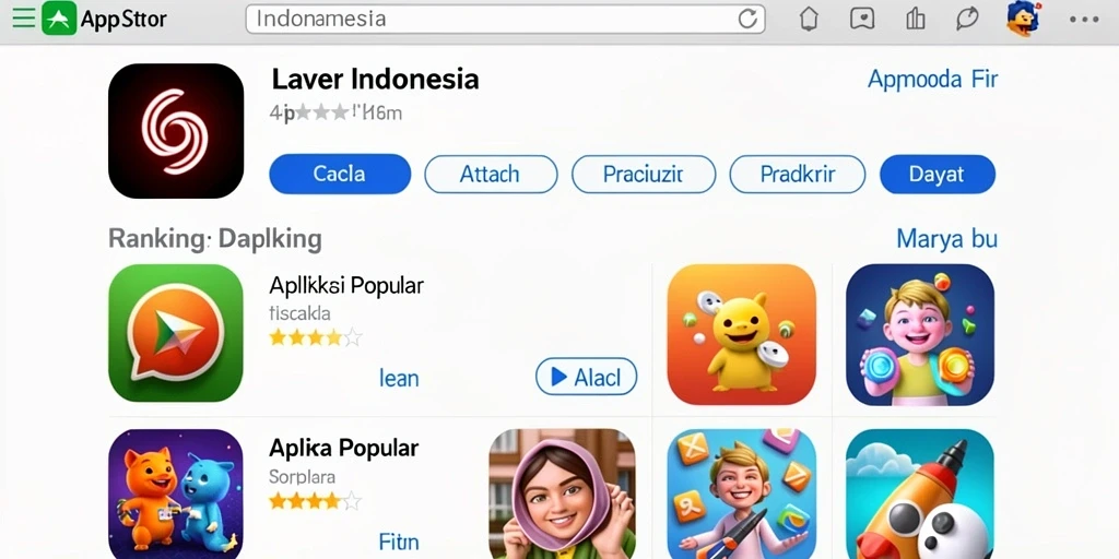 Tampilan menu utama yang intuitif dan menarik.