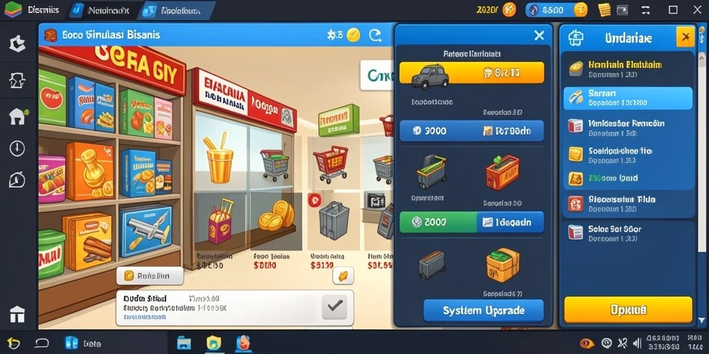 Screenshot pertama menampilkan karakter utama dalam aksi.