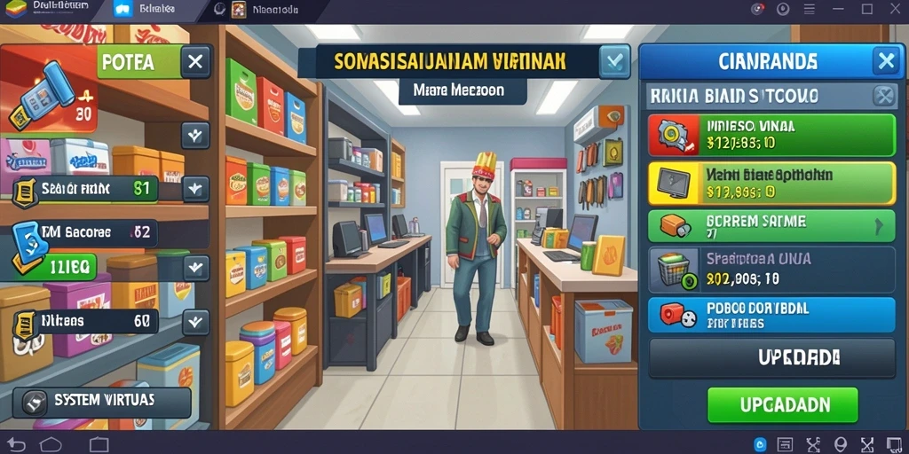 Tampilan menu utama NAGAWIN yang atraktif.