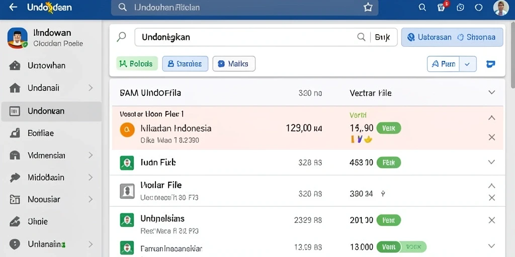 Tampilan antarmuka yang ramah pengguna.