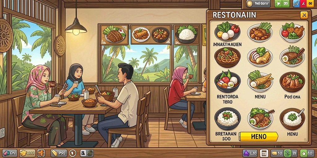 Tampilan antarmuka yang user-friendly.